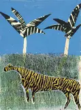 Vera Greenwood, Tiger Tops, 1988, mixed media and collage on paper