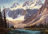Reginald Llewellyn Harvey, Untitled - Glacial View