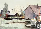 Hilton Macdonald Hassell, Steveston's Wharf near Vancouver