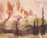 Reginald Llewellyn Harvey, East End - Castle Mountain
