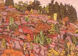 Ontario Hillside by Illingworth Kerr, 1978, oil on canvas, sold Nov 1997
