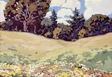 Frank Johnston, Untitled - Spring Landscape