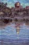 Illingworth Kerr, Untitled - Dusk on the Lake
