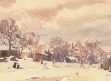 Alfred Crocker Leighton, Untitled - Road Hockey