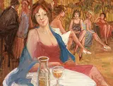 Ernest Marza, The Late Date, oil on canvas
