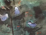 Janet Mitchell, Three Birds in Spring