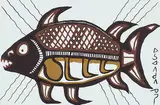 Norval Morrisseau, Untitled - Fish Spirit