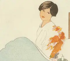 Soft Maple #55 by Walter J. Phillips, 1930, colour wood block on paper, sold Nov 1997