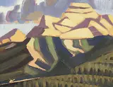 David Pugh, East From Canmore, 1984, oil on canvas