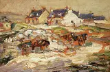George Smith, Untitled - Landscape with Horses
