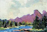 Sharon Thirkettle, Two Jack, 1996, oil on board