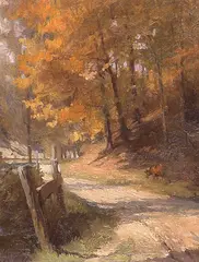Sydney Strickland Tully, Beautiful Autumn Morning, 1900, oil on canvas