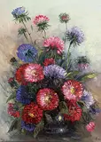 Barry Baran, Untitled - Floral Still Life, oil on canvas