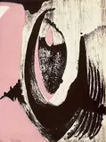 Albert Dumouchel, Untitled - Pink Abstract #4/25, 1960, lithograph on paper