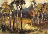 Nesta Bowen Horne, In the Foothills, oil on paper