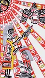 Tony Hunt, Baptismal Mural #AP, silkscreen on paper