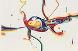 Alex Janvier, Good Soil Road #17/100, colour silkscreen on paper