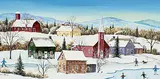 Sharon Mark, Little Village in Winter, 1997, acrylic on canvas
