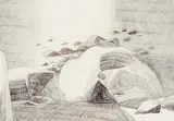 Norman Antonio Onley, Rocks, Sooke Point, February, 1971