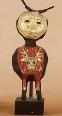 Pat Strakowski, Dwarf Prairie Deer #7, 1989, mixed media sculpture