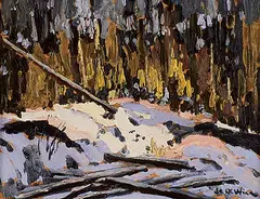 Jack Winn, Winter's Glow, 1994, oil on hard board