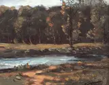 William Edwin Atkinson, Emerald Stream, 1909, oil on panel
