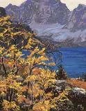 Horace Champagne, Autumn Glory, Lake McArthur, Yoho National Park