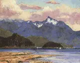 Horace Champagne, Twin Islands from Hopkins Lodge
