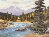 Richard Audley Freeman, Untitled - Mountain Stream