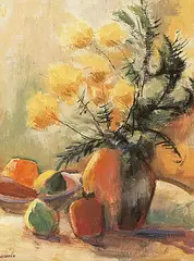 Betty Goodwin, Untitled - Still Life, 1957, oil on canvas board