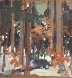 Frank Johnston, Untitled - Winter Algoma Woods