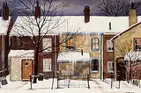 John Kasyn, On a Street in Cabbagetown, Toronto