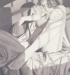 William James Parker, Figure Study #6, graphite on paper