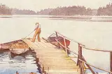 Walter J. Phillips, Sharp's Dock, Pender Harbour #86/100