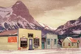 Walter J. Phillips, Canmore, 1947, colour wood block on paper