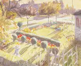 Joseph Francis Plaskett, A Garden - Early Morning