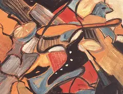 Ella May Walker, Untitled - Still Life, 1957, oil on paper