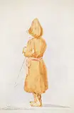 John Crawford Young, Canadian Habitants, Quebec, 1828, watercolour on paper