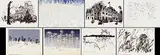 Molly and Bruno Bobak, Group of Nine Silkscreen Prints, silkscreen on paper