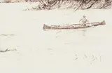 Kerr Eby, White Water, 1929, etching on paper