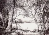 William Garnet Hazard, Qu'Appelle Valley, etching on paper