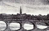 Ernest Friedrich Lindner, Saskatoon #10/20, 1960, etching on paper