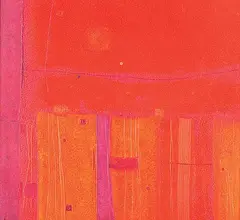 Le Mur by Fernande Pratte, 1972, acrylic on canvas, sold May 1997