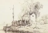 John Tod, The British Fort, Ontario, 1837, 1837, pencil on paper