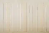Ron Bloore, Untitled - White Vertical Stripes on White, oil on wood board