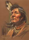 Harley W. Brown, Untitled - Indian Brave