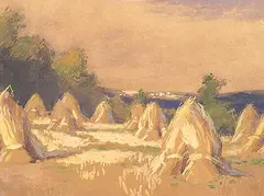 William Brymner, Untitled - Late Summer Harvest, 1902, watercolour on paper