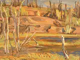 A. Y. Jackson, Muskeg Lake, N.W.T., 1950, oil on panel