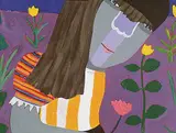 Zbigniew Stanley Kupczynski, Untitled - Lady with Tulips