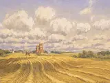 Ernest Luthi, Untitled - Prairie Harvest Scene